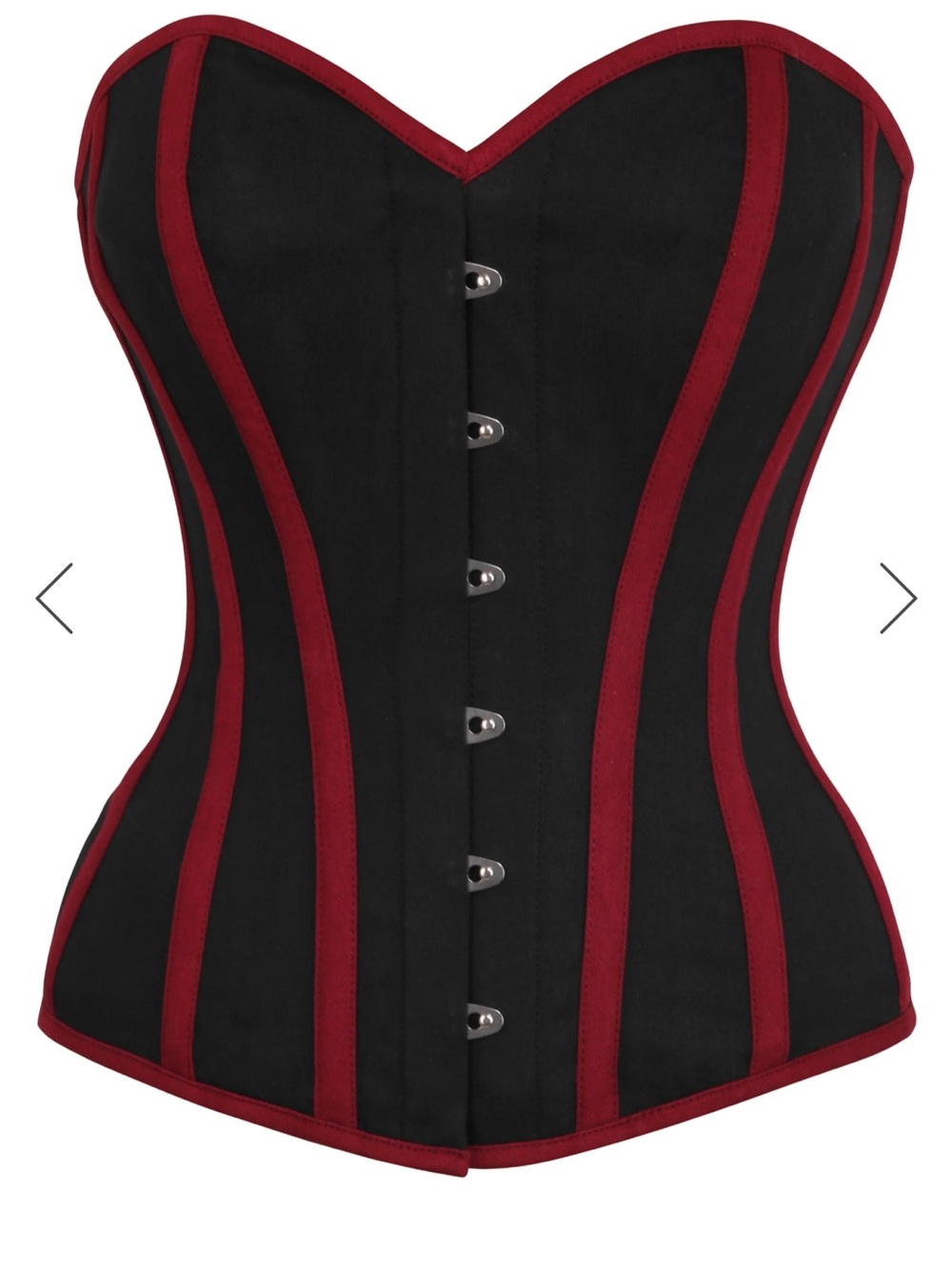 Red and Black Corset